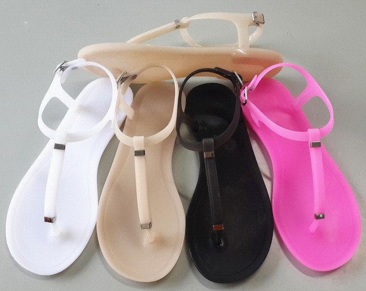 <font color='#333333'>simple elegant flat sandals ladies jelly shoes</font>